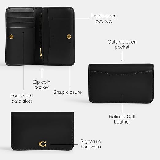 Cartera Plegable Coach Slim