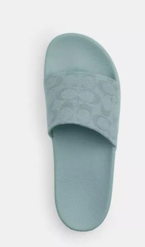 Sandalias Coach Canvas Azul