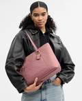 Station Tote Bag in Signature Leather