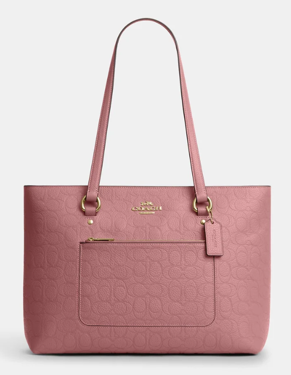 Station Tote Bag in Signature Leather