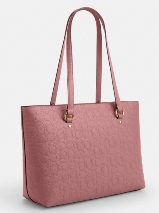 Station Tote Bag in Signature Leather